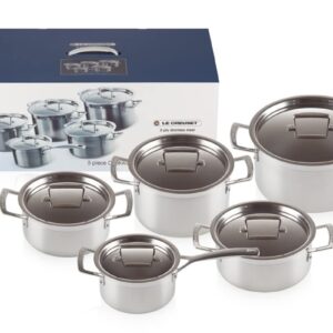Le Creuset 96209400001000 3-Warstwowy Zestaw Naczyń Ze Stali Nierdzewn