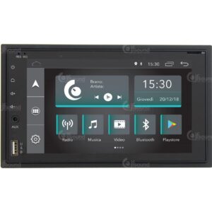 Uniwersalne radio samochodowe 2 Din Android GPS Bluetooth WiFi USB DAB+ Touchscreen 6.2" 4core Carplay AndroidAuto