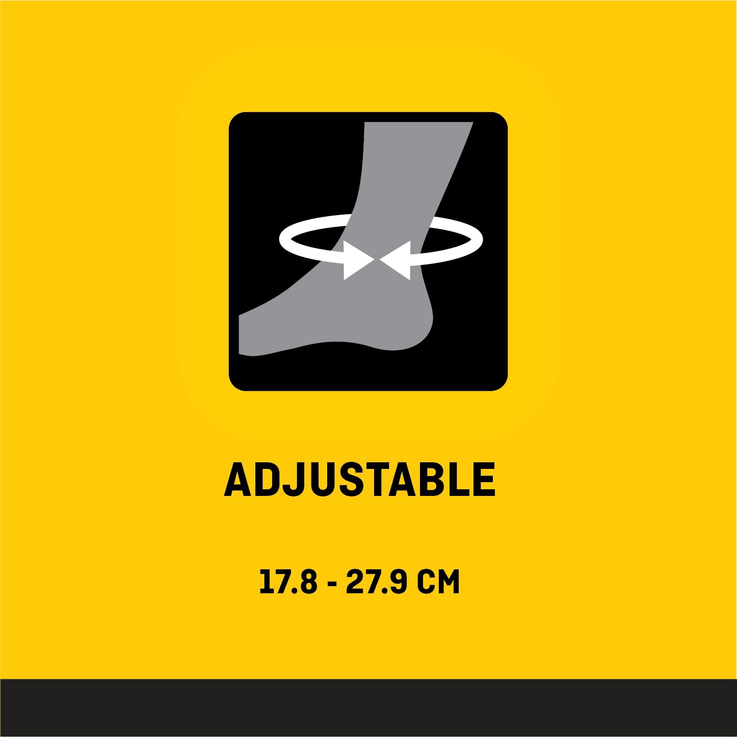 FUTURO Bandaż na staw skokowy regulowany 178-279 cm - wsparcie i komfort - obrazek 5