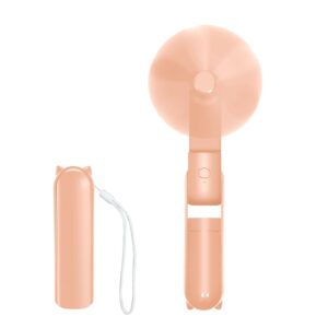 Ręczny Wentylator Przenośny Jsdoin z 3 Prędkościami i Powerbankiem - Różowy