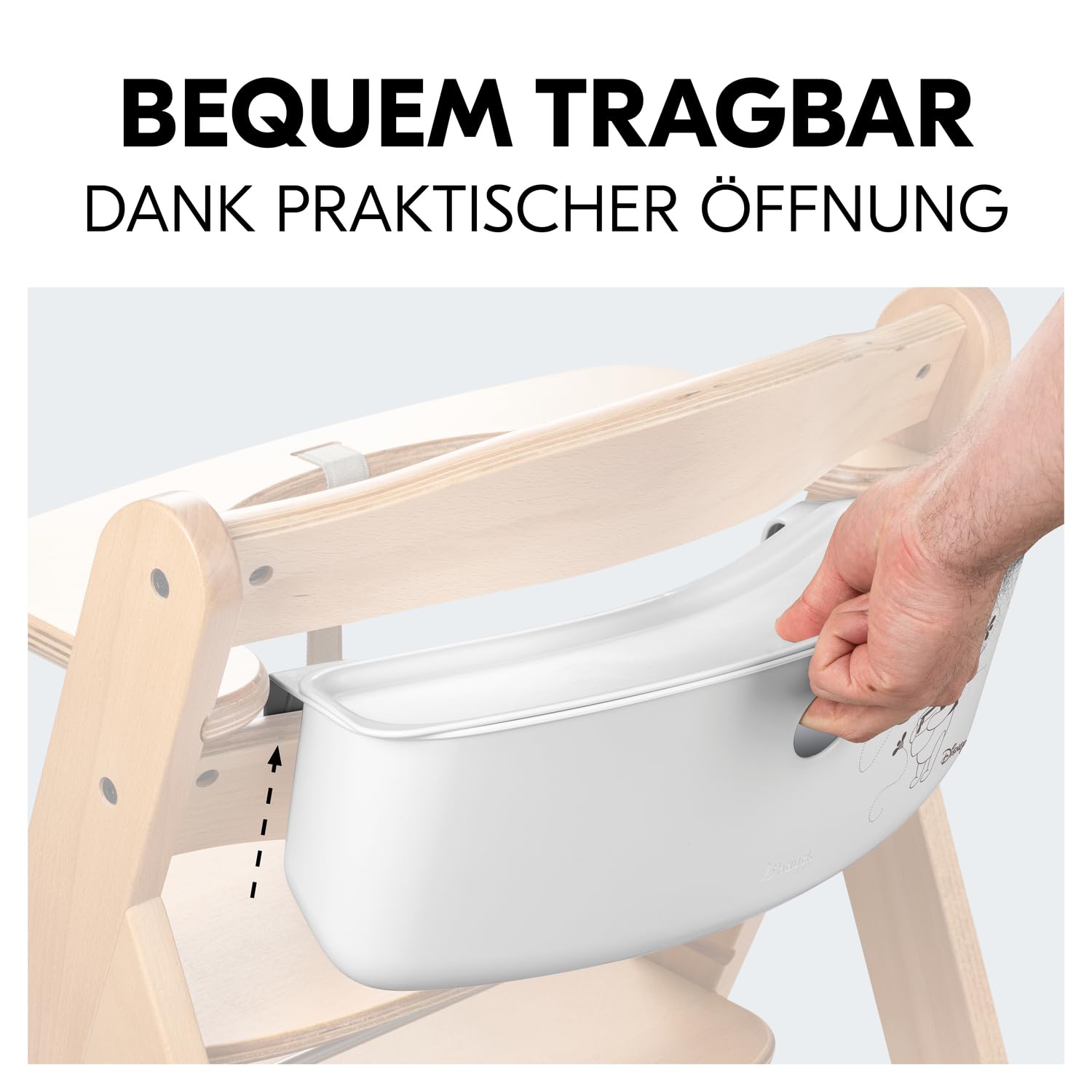 Hauck Highchair Box S Organizer Disney Kubuś Puchatek - Pudełko do Krzesełek - obrazek 2