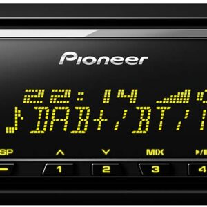Pioneer MVH-X580DAB radio samochodowe DAB+ tuner, przyłącze do pilota