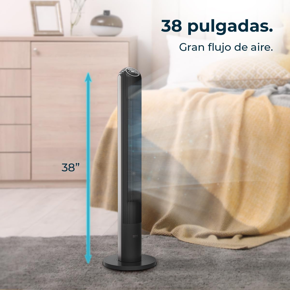 Cecotec EnergySilence 9150 Skyline – Wentylator wieżowy 46″ z pilotem LED - obrazek 8