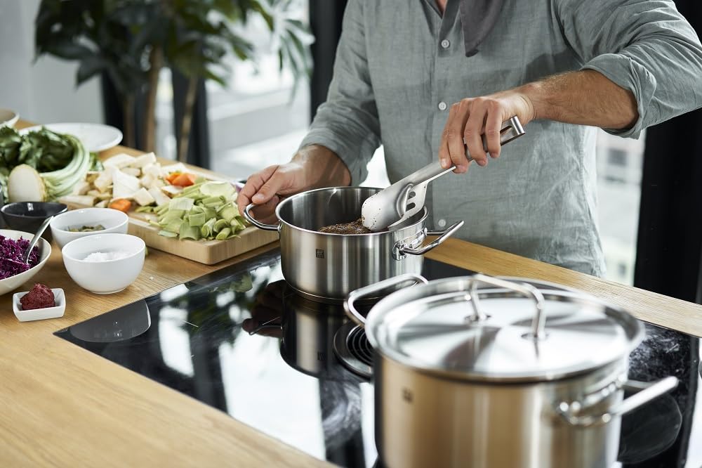 ZWILLING Kochtopf-Set, 5-tlg., 4 Deckel, Induktionsgeeignet, Edelstahl - obrazek 3