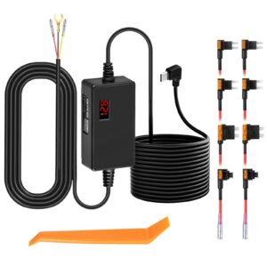 Zestaw okablowania kamery Dash Cam, zestaw mini USB Hardwire 12V-24V w