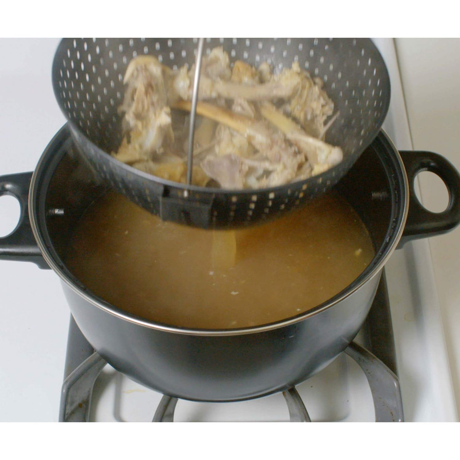 Genius World Garnki 3-częściowe z sitkiem 25 cm - Indukcja, Ceran, A24655 - obrazek 8