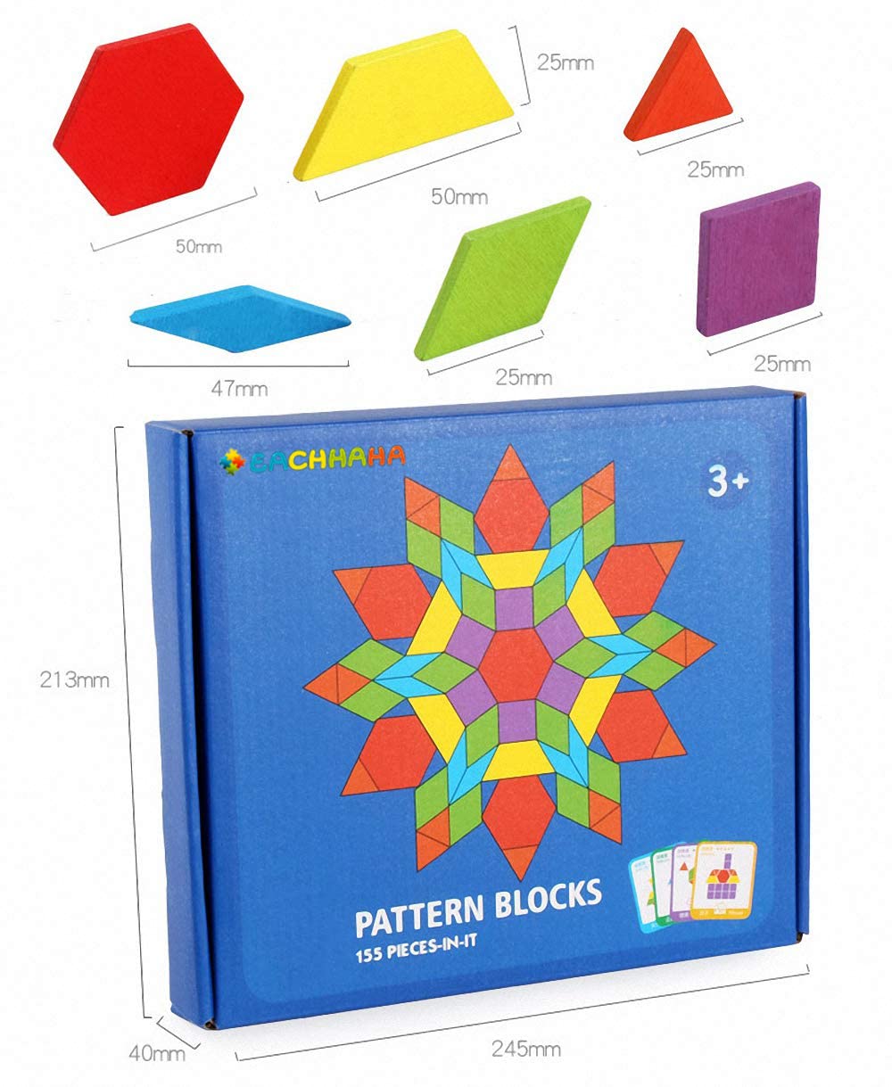Tangram Montessori puzzle dziecięce, geometryczne kształty - puzzle z - obrazek 5