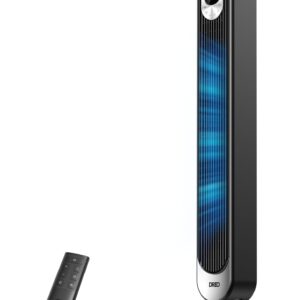 Dreo 106 cm Wentylator Wieżowy Cichy z Timerem, Oscylacją 90°, 4 Tryby, 50 W