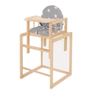 Roba 7512F190 Krzesło Wysokie Brązowe 88 cm - Idealne do Wnętrz