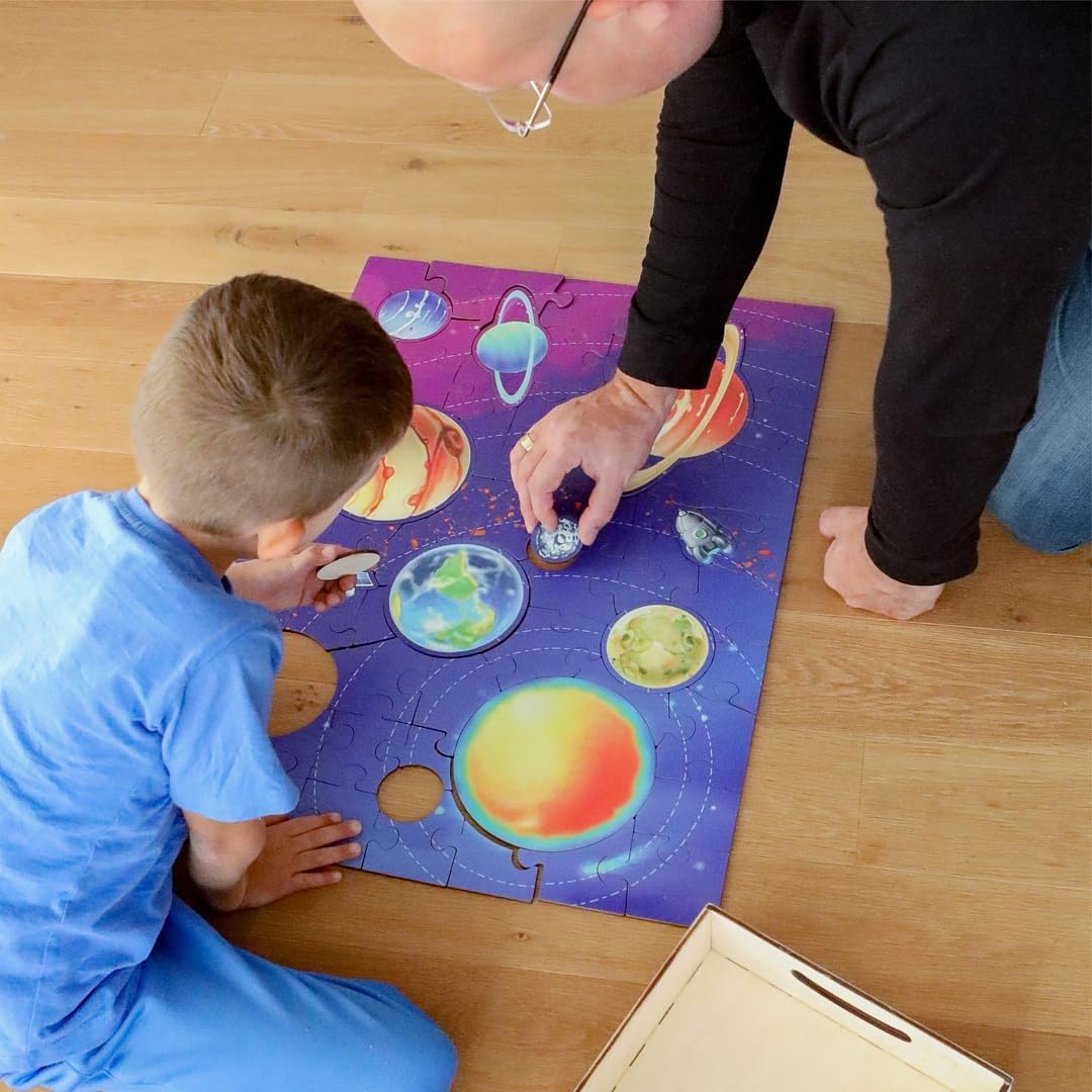 Puzzle podłogowe Układ Słoneczny Ulanik – 69 elementów edukacyjnych dla dzieci 3+ - obrazek 3
