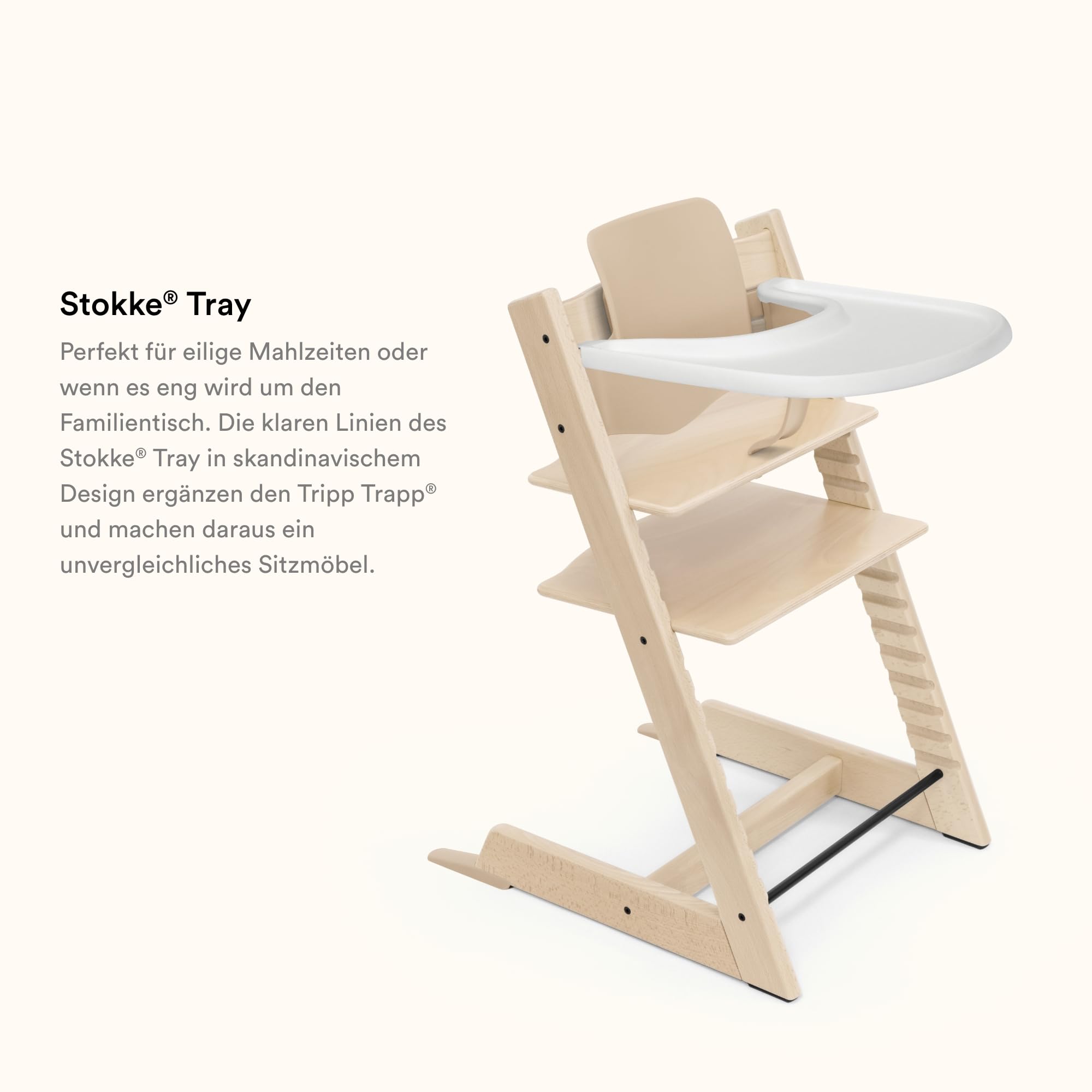 Tacka Tripp Trapp, biała - kompatybilny z zestaw dla niemowląt Tripp T - obrazek 4