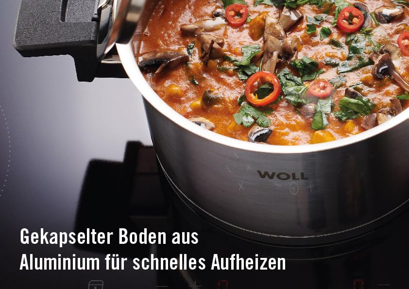 Woll Zestaw Garnków Stal Nierdzewna 6 elementów - Srebrne Naczynia Kuchenne - obrazek 2