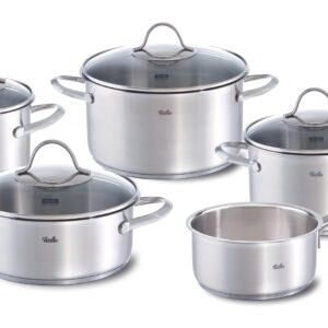 Fissler Palermo 5-częściowy zestaw garnków ze stali nierdzewnej na indukcję