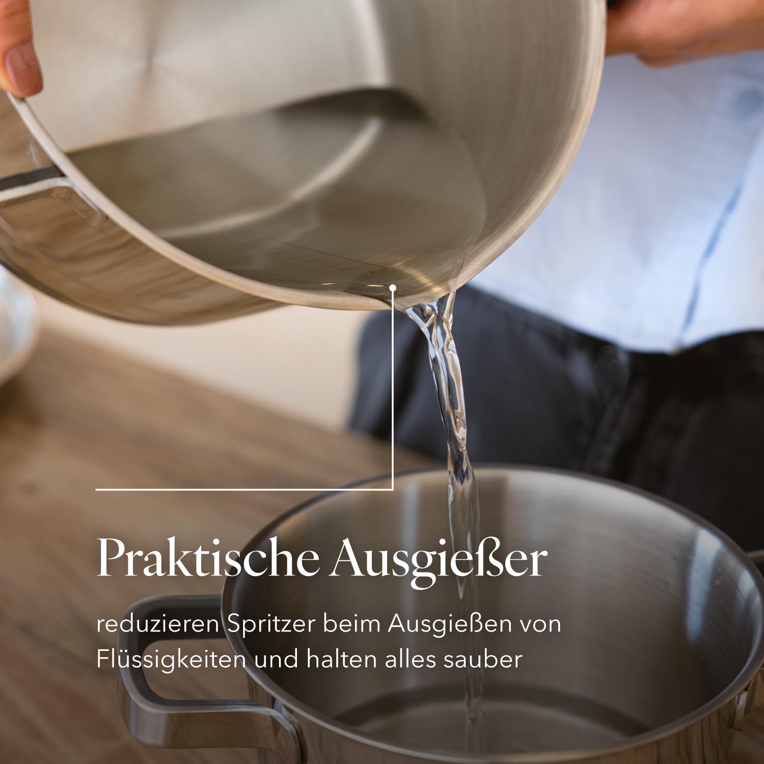 FLORINA Zestaw garnków Smart I 8-częściowy zestaw garnków z wysokiej j - obrazek 4