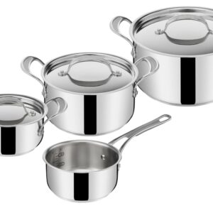 Zestaw garnków TEFAL E307S734 Jamie Oliver 5.2/3/1.5L indukcja stal nierdzewna