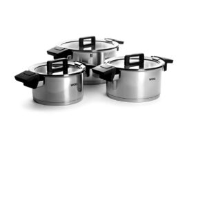 Woll Zestaw Garnków Stal Nierdzewna 6 elementów - Srebrne Naczynia Kuchenne