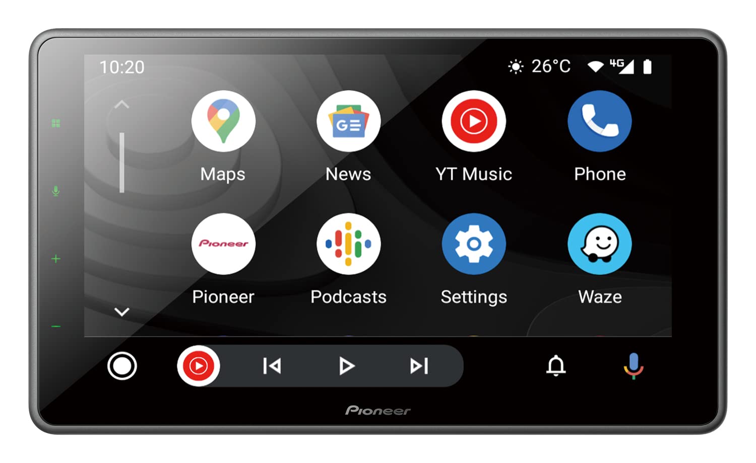 Pioneer SPH-EVO950DAB-UNI2– uniwersalny odbiornik multimedialny 1DIN pojemnościowy panel dotykowy 9" z Wi-Fi Apple CarPlay Android Auto i DAB+ - obrazek 4