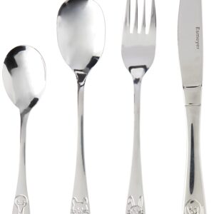 Esmeyer 4-częściowy zestaw sztućców dla dzieci model Bambino ze stali