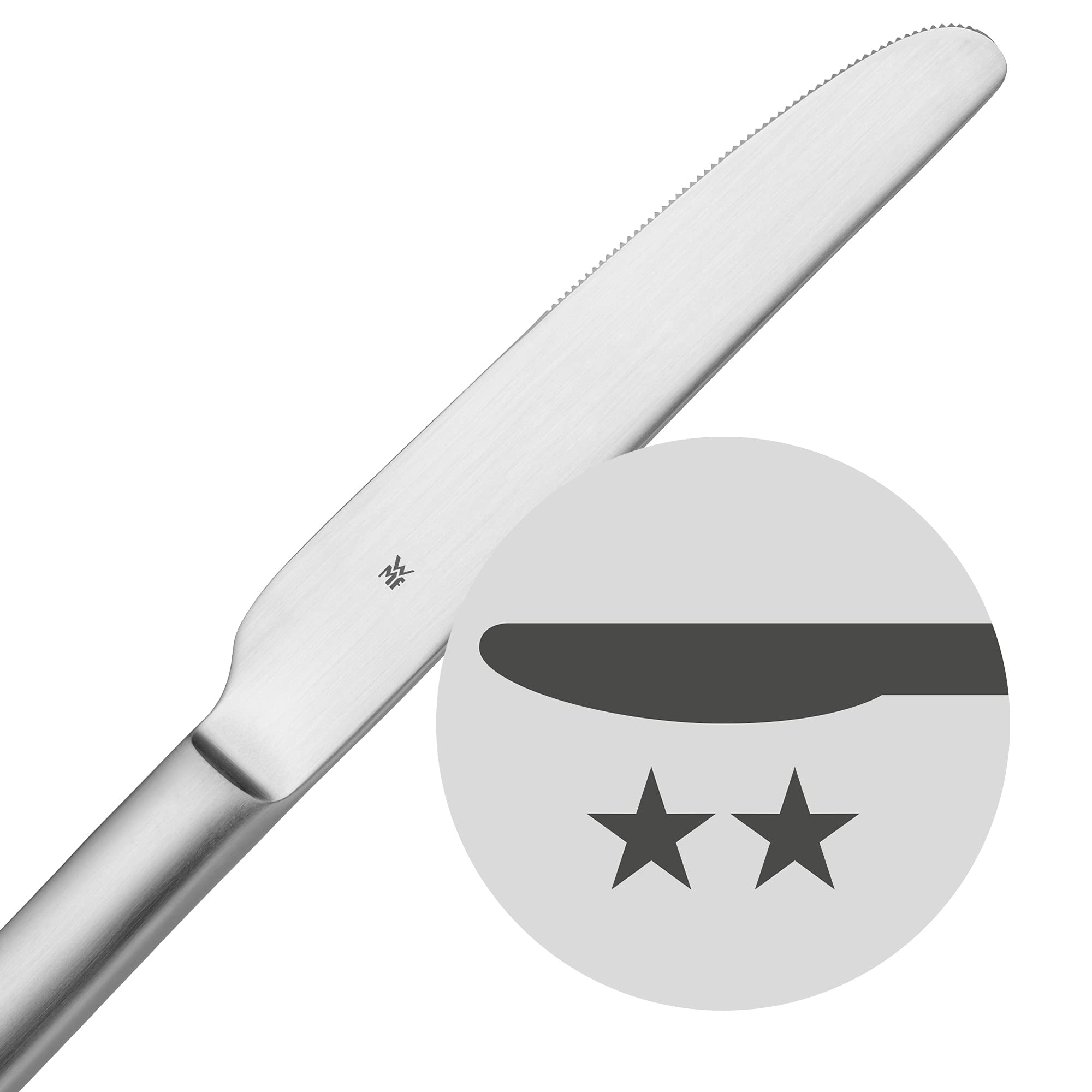 WMF Silk 60-częściowy zestaw sztućców dla 12 osób - stal nierdzewna, zmywarka - obrazek 13