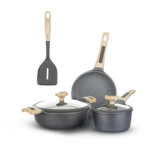 KASANOVA Zestaw garnków Evolution z powłoką nieprzywierającą do płyt i