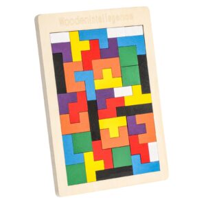 Montessori drewniane puzzle, zabawka dla dzieci, drewniane puzzle od 4