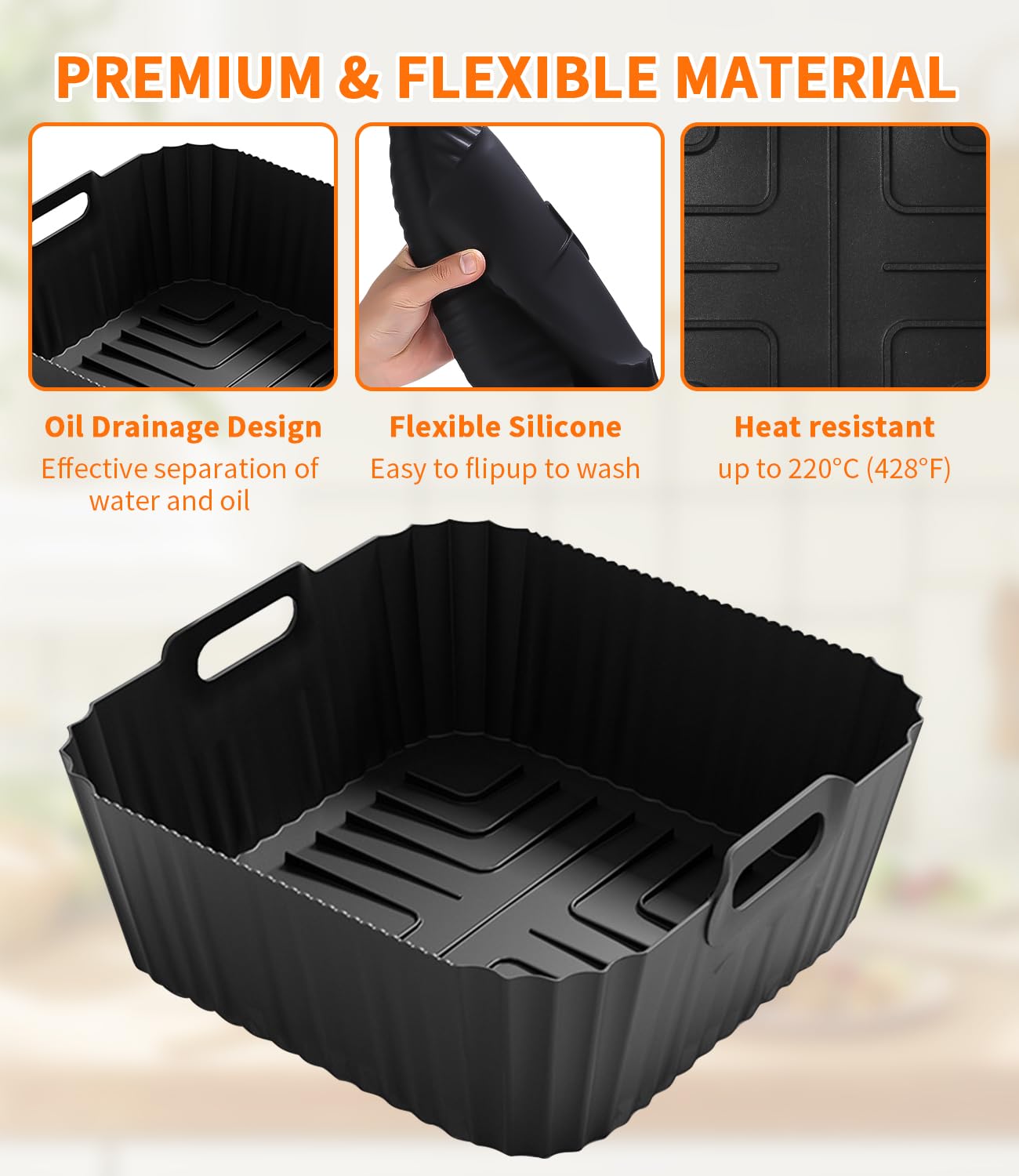 Zestaw akcesoriów do frytownicy powietrznej 6 el. Ninja 4-6QT - obrazek 6