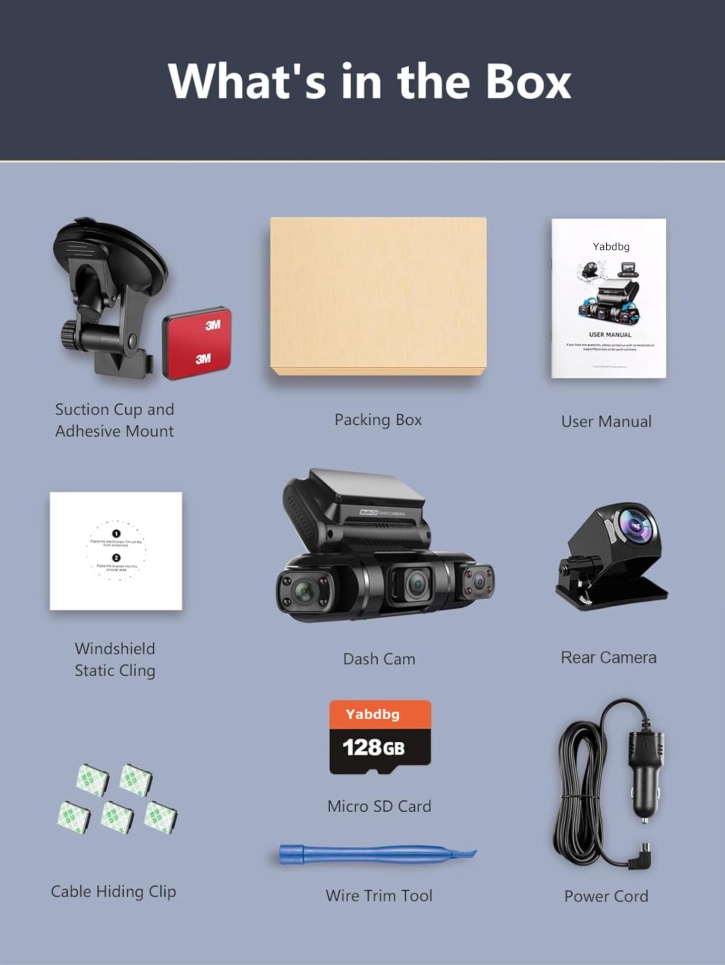 4-Kanałowa Kamera Samochodowa 360° 4x1080P z GPS, WiFi i 128GB - obrazek 2