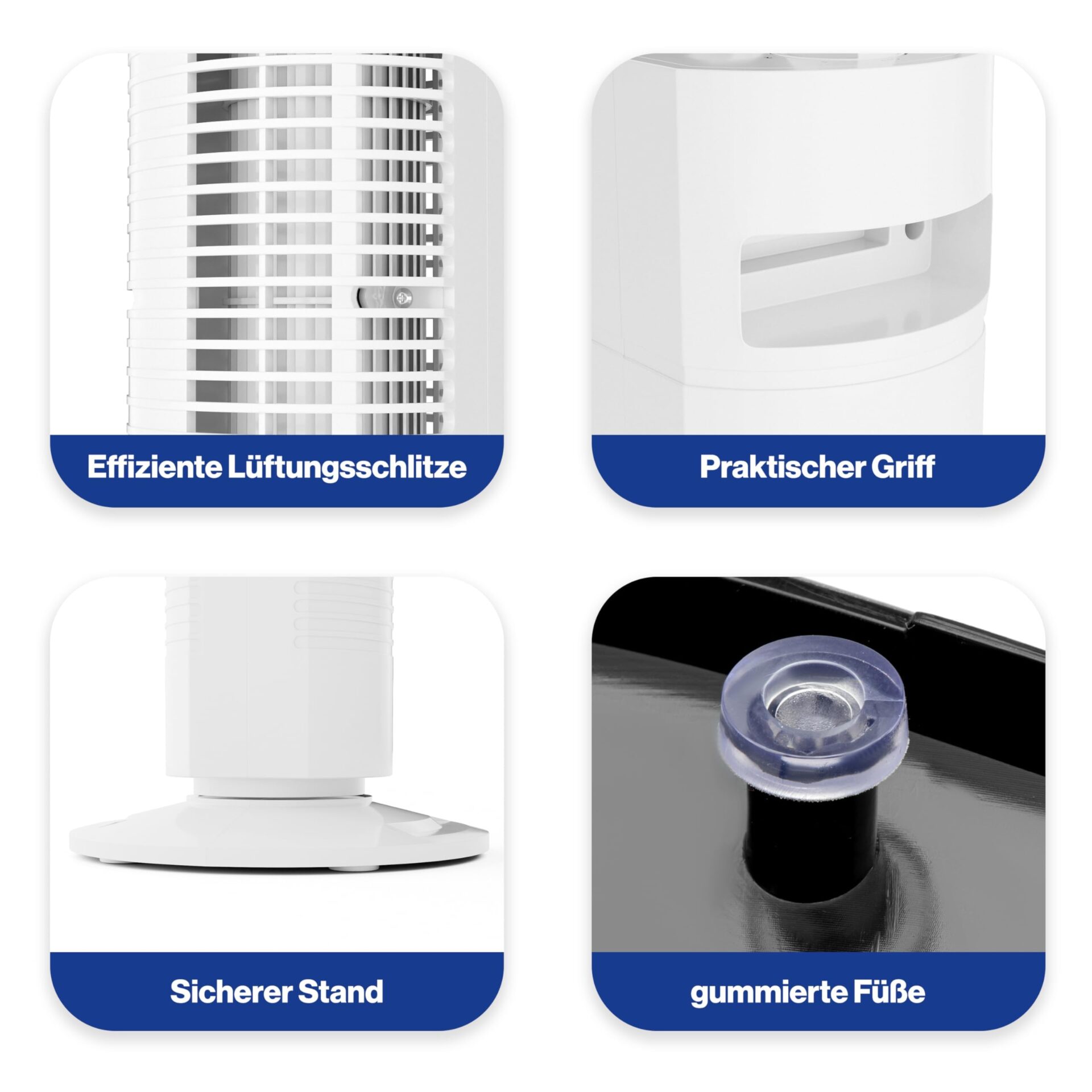 Wentylator wieżowy Clatronic TVL 3770 - 3 prędkości, oscylacja 75°, timer 120 min - obrazek 4