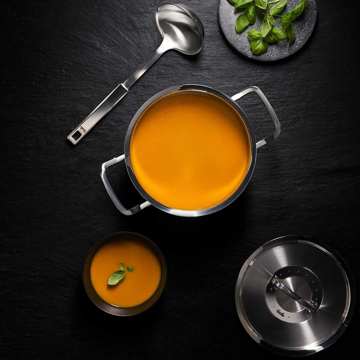 Fissler Original-Profi Zestaw Garnków z Rondlem, 18/10 Steel, Srebrny, - obrazek 3