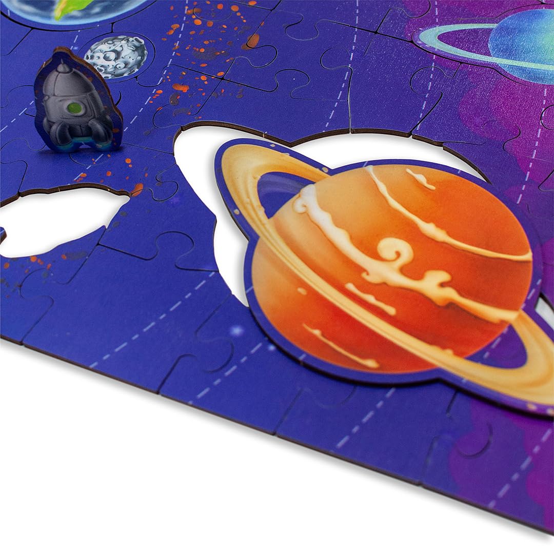 Puzzle podłogowe Układ Słoneczny Ulanik – 69 elementów edukacyjnych dla dzieci 3+ - obrazek 6