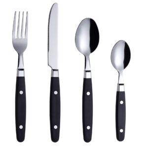 EXZACT Zestaw sztućców 24 szt. ze stali nierdzewnej w stylu retro