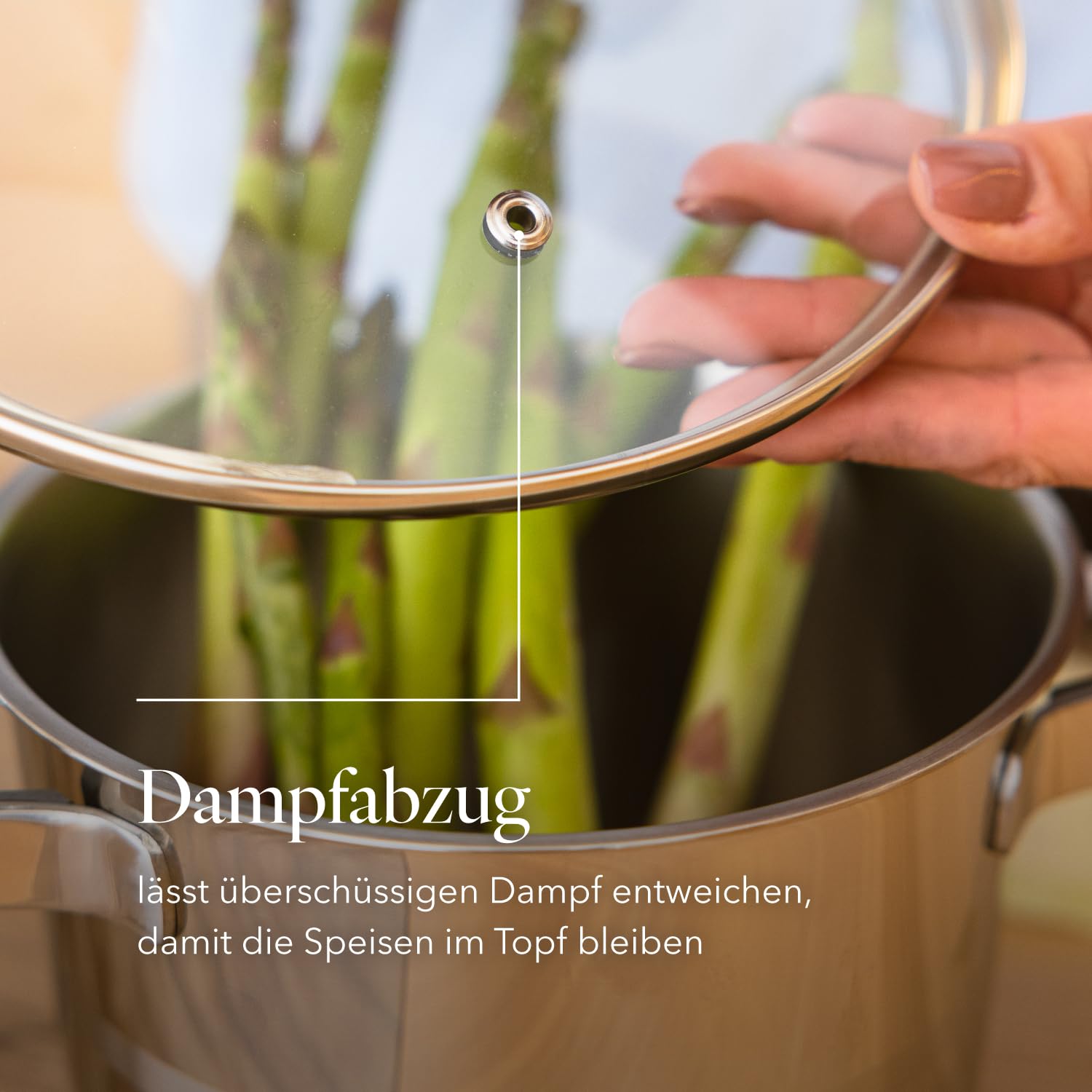 FLORINA Zestaw garnków Smart I 8-częściowy zestaw garnków z wysokiej j - obrazek 6