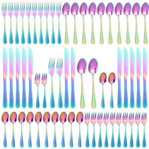 Zestaw sztućców dla 12 osób, zestaw 60 sztuk, stal nierdzewna, można m
