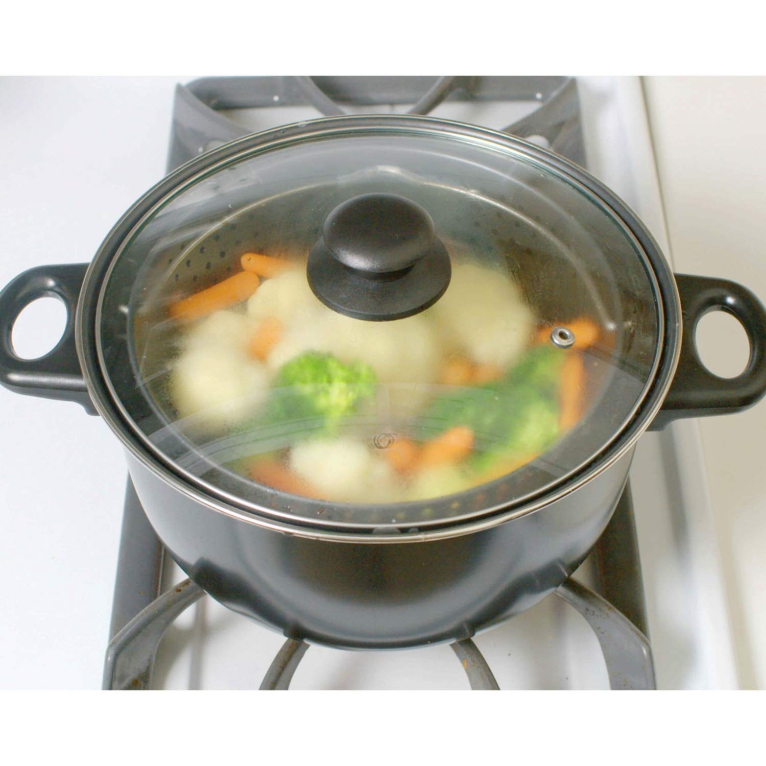 Genius World Garnki 3-częściowe z sitkiem 25 cm - Indukcja, Ceran, A24655 - obrazek 6