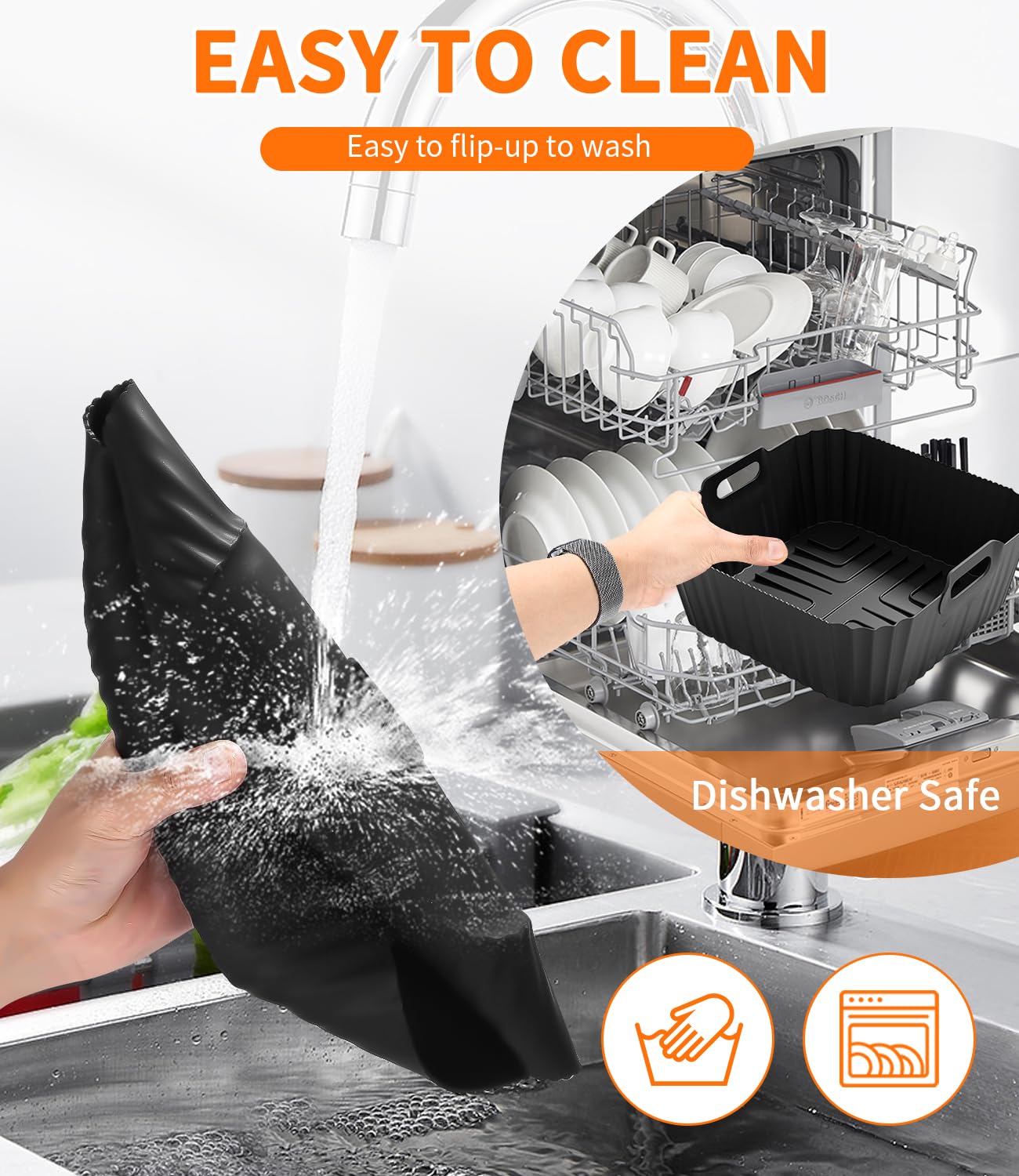 Zestaw akcesoriów do frytownicy powietrznej 6 el. Ninja 4-6QT - obrazek 4