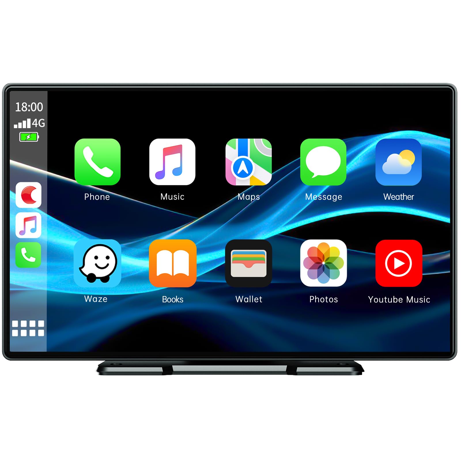 Volam Przenośny radio samochodowe z bezprzewodowym A-pple Carplay i An