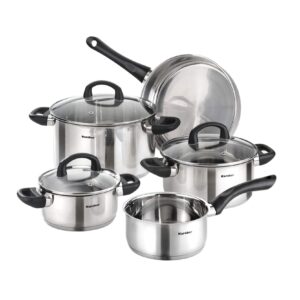 Karcher Mia Zestaw Naczyń Kuchennych Z Patelnią, Stal Nierdzewna, Sreb