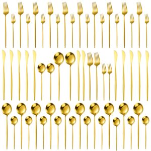 Elegancki zestaw sztućców Glod dla 12 osób, 60 części, stal nierdzewna