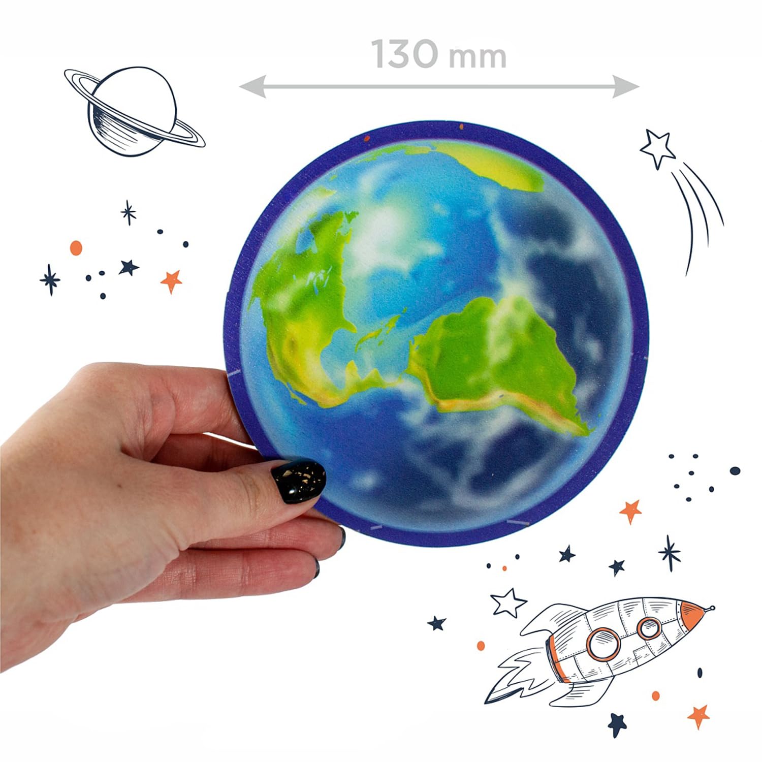 Puzzle podłogowe Układ Słoneczny Ulanik – 69 elementów edukacyjnych dla dzieci 3+ - obrazek 7