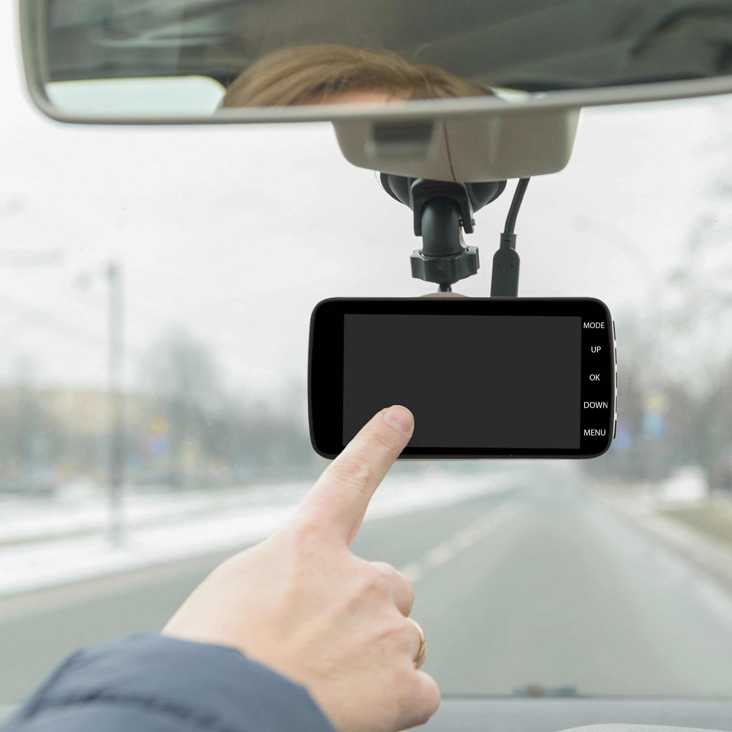 Retoo Kamera samochodowa 1080P z noktowizorem, czujnik G, monitor parkowania - obrazek 6