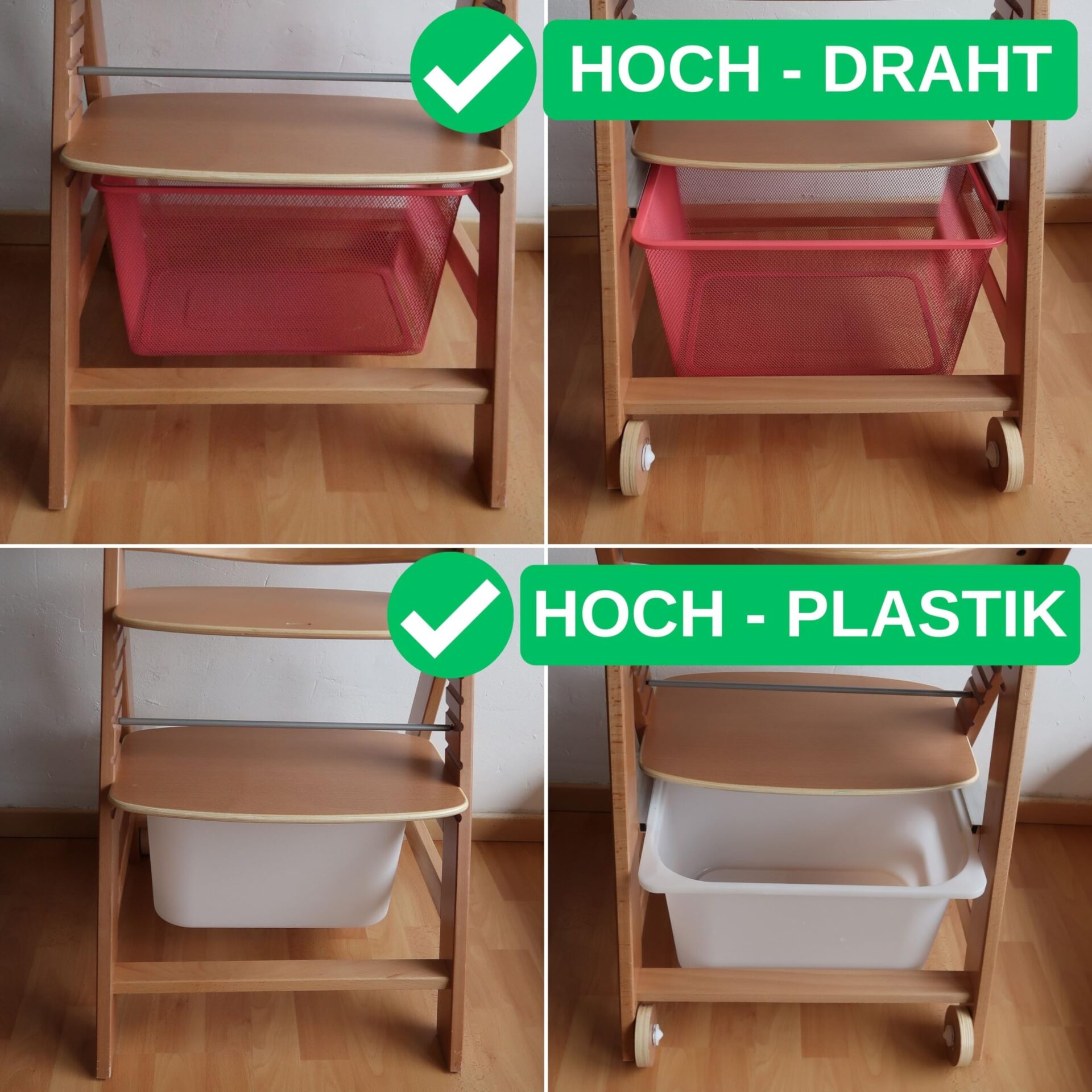 Adapter do krzesełka Hauck Alpha Beta - aluminiowy uchwyt do skrzynek IKEA - obrazek 8