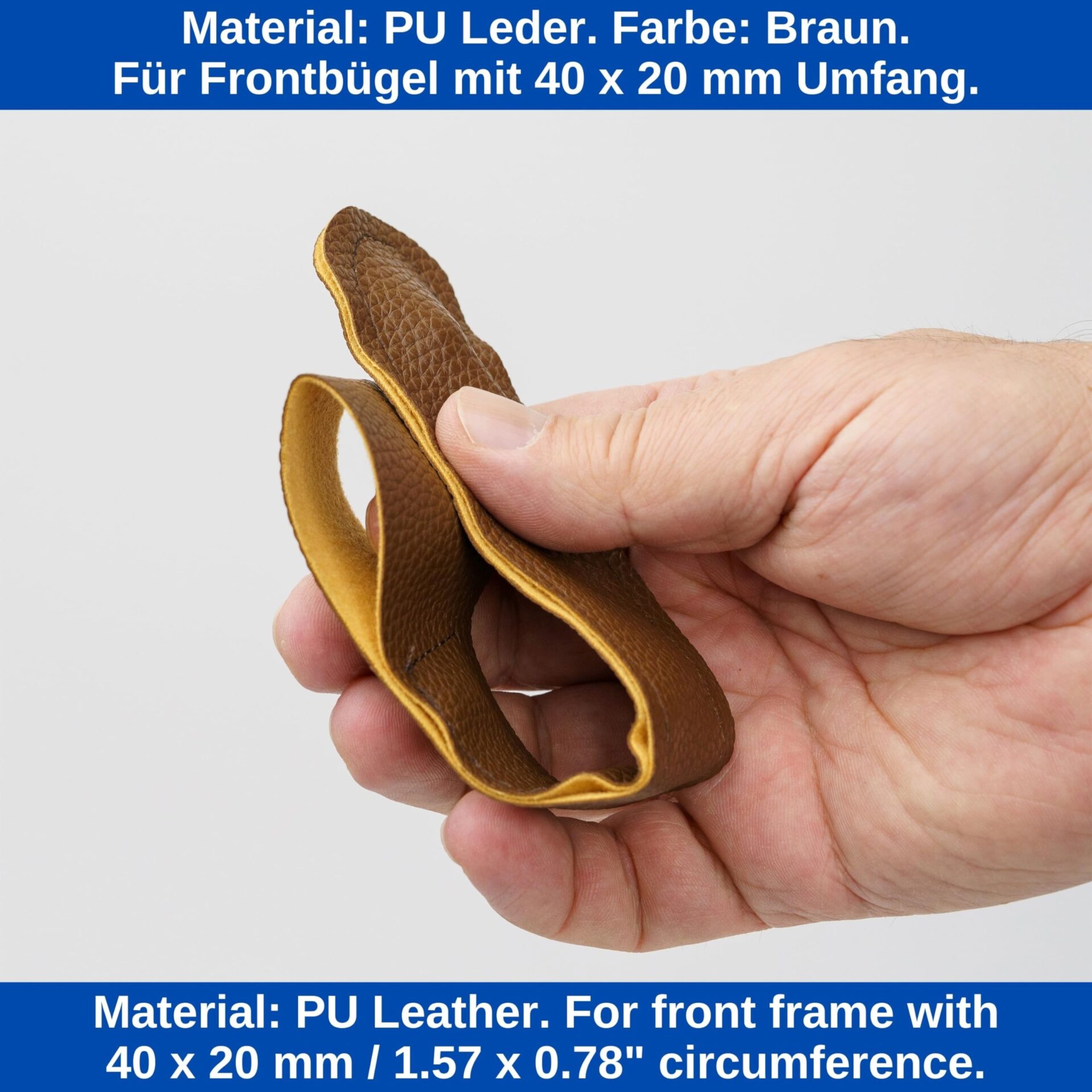 Pas krokowy do krzesełka do karmienia brązowy PU - kompatybilny z Stokke, Safety1st, Kinderkraft - obrazek 8