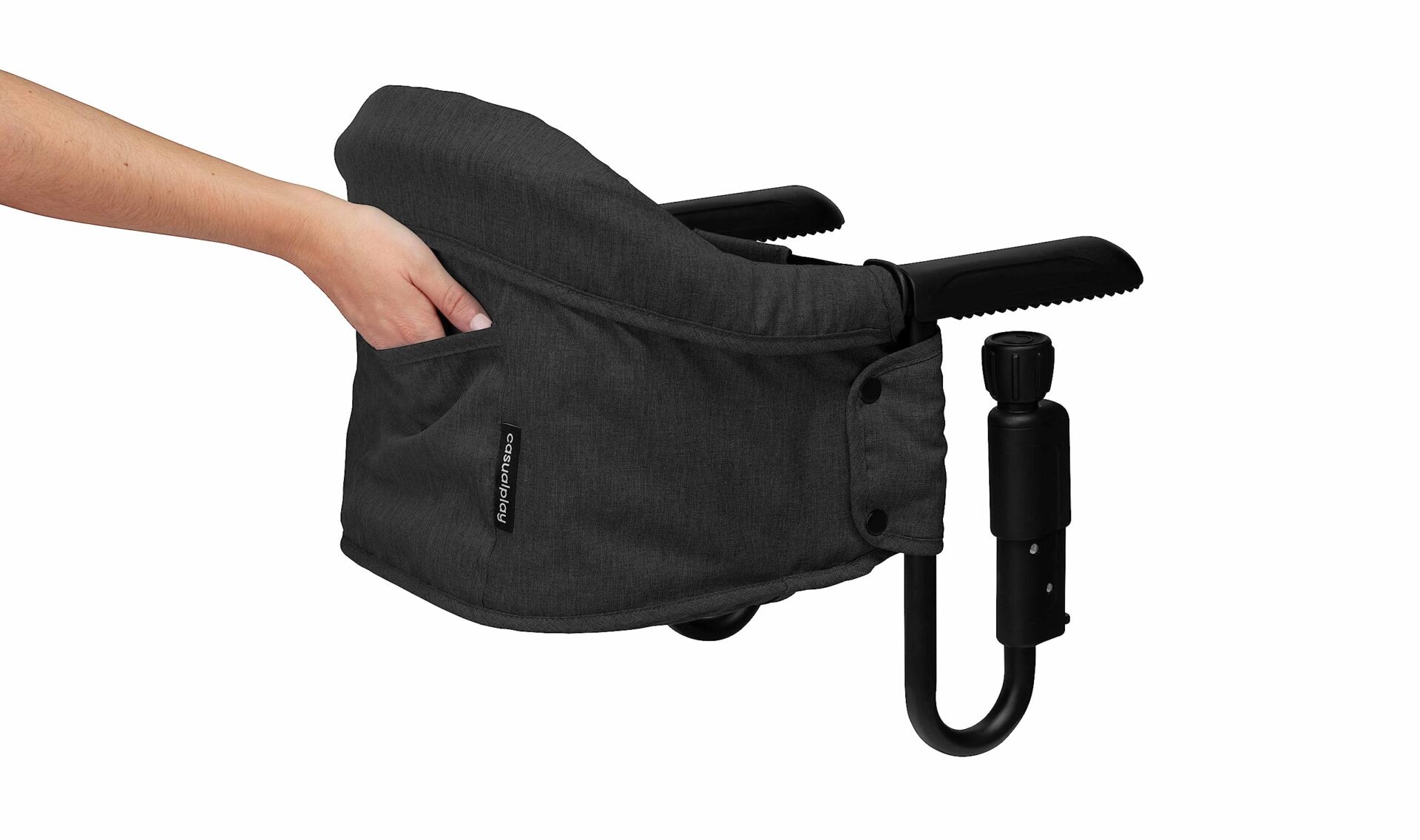 Casualplay Clip-up wysokie krzesełko stołowe z wodoodporną tkaniną i w - obrazek 6