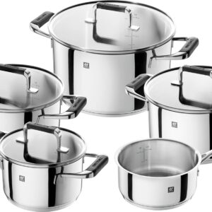 CORNELIA POLETTO BY ZWILLING pięcioczęściowy zestaw garnków do gotowan