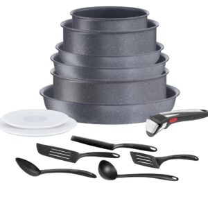 TEFAL L7669902 Zestaw INGENIO Natural On, Patelnie 22/24/28 cm + Garnk