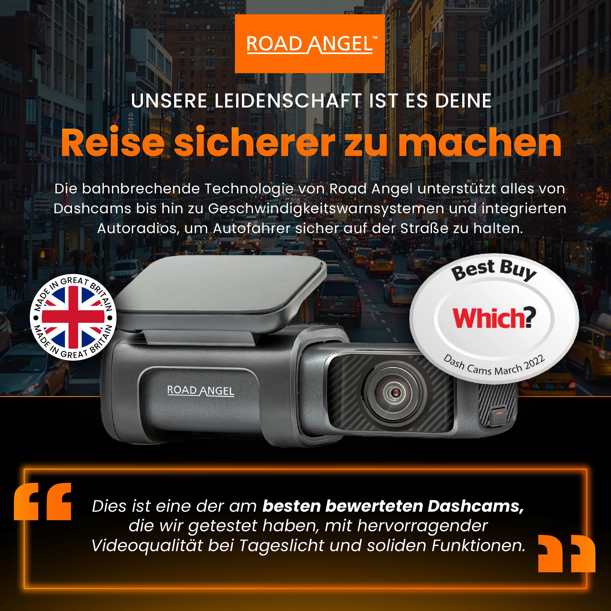 Kamera samochodowa Road Angel Halo Ultra 4K UHD z GPS i Wi-Fi 2022 - obrazek 3