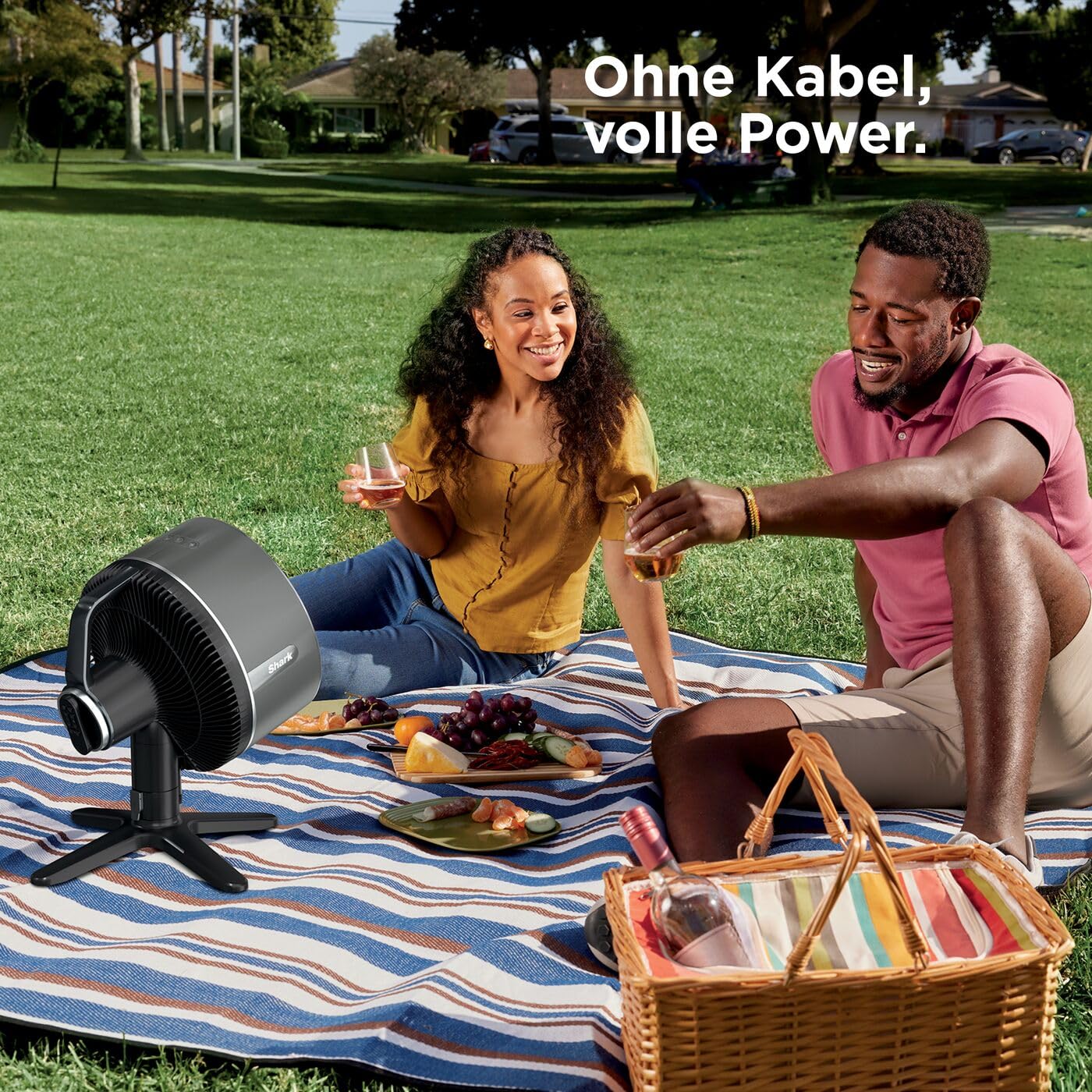 Shark FlexBreeze TableMate Wentylator bezprzewodowy wewnętrzno-zewnętr - obrazek 7