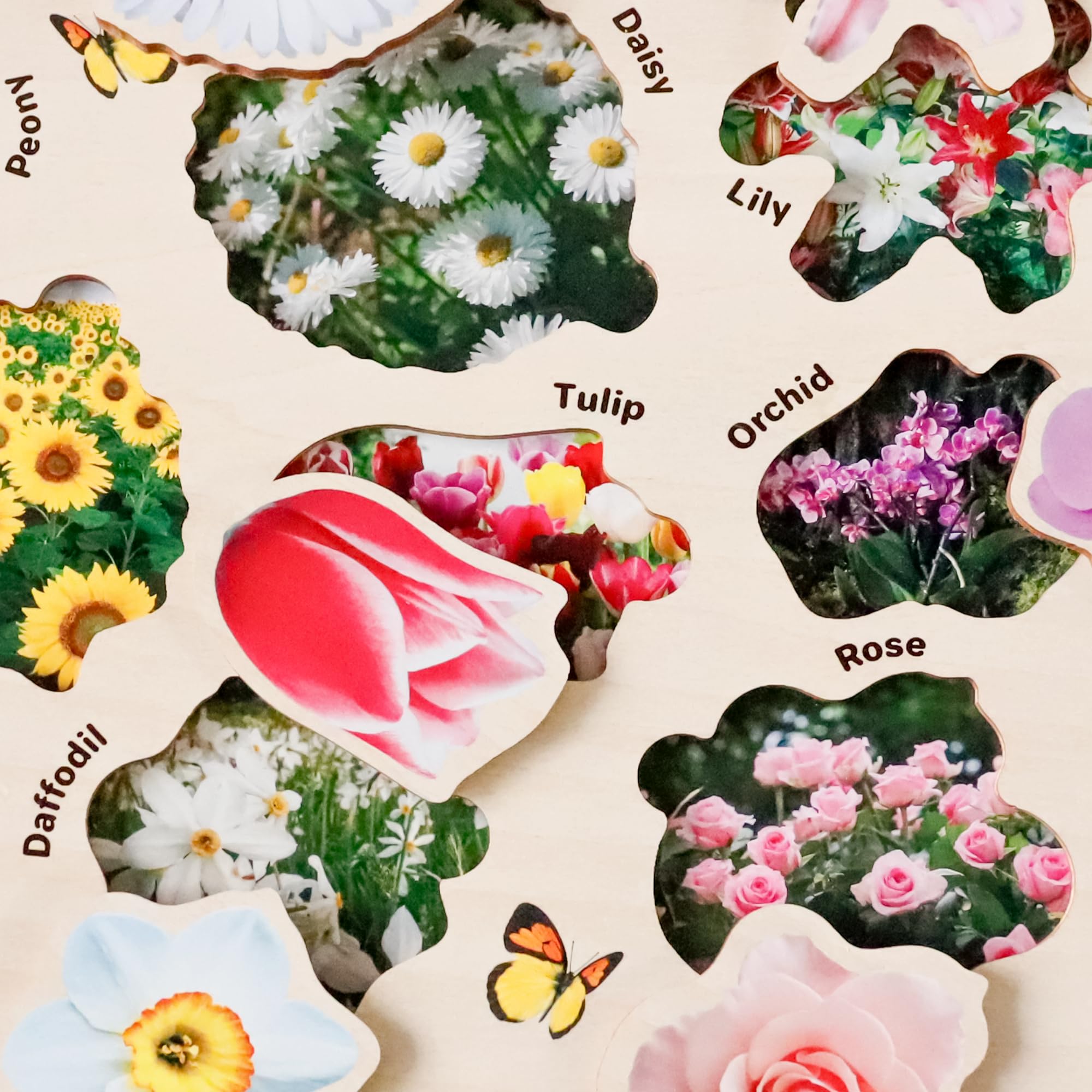 QUOKKA Puzzle Dla Dzieci Od 1, 2, 3 Lat - Zestaw 3X Drewniane Puzzle M - obrazek 2