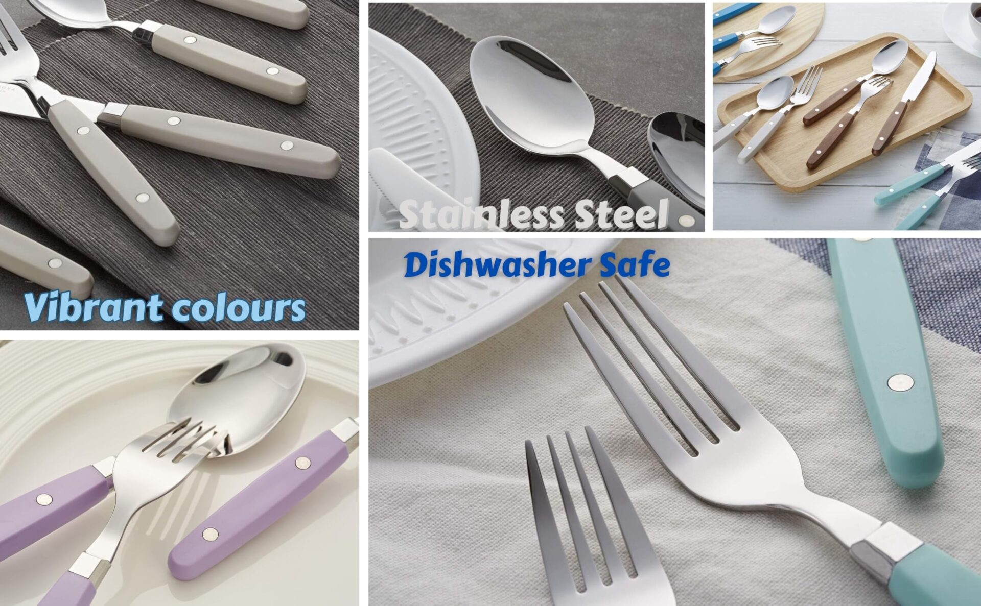 EXZACT Zestaw sztućców 24 szt. ze stali nierdzewnej w stylu retro - obrazek 3