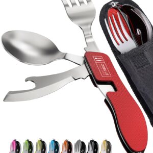 Składane sztućce kempingowe ORBLUE 4w1 - nóż i zestaw 1905 cm x 406 cm